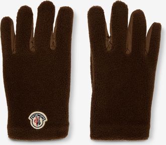 Moncler Hochwertige Lederhandschuhe mit Thermofutter
