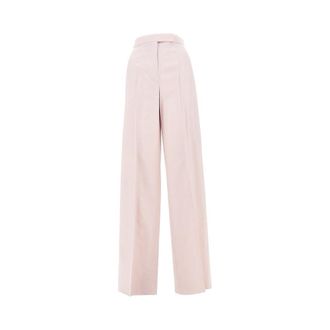 Max Mara Wool and silk tailored pants Woman 42