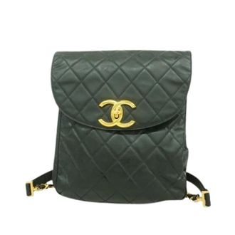 Chanel Pre-owned Backpacks, female, Black, Size: ONE SIZE Pre-owned Patent Leather Backpack