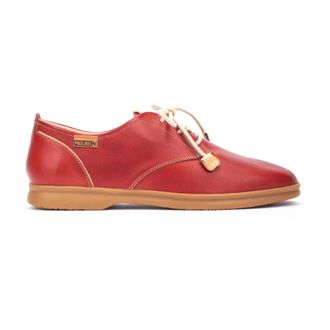 Pikolinos Rode Veterschoen voor Dames - Dames - Veterschoenen - Rood - 35 EU - Schoenen
