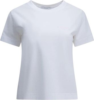 Givenchy T-shirt met geborduurd logo - Dames - T-shirts - Wit - S - Katoen - Tops