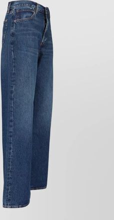 Frame Denim straight leg trousers five pocket belt loops