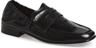 Tony Bianco Gloria Penny Loafer in Black Vintage at Nordstrom, Size 7.5