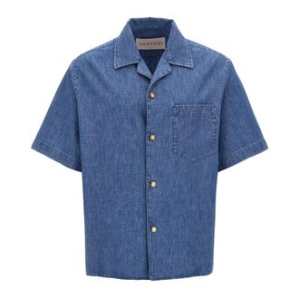 Valentino Garavani Denim Shirt - Heren - Spijkeroverhemden - Blauw - S - Denim - Overhemden