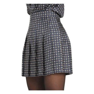 Max Mara Dames, Rokken, Blauw, Maat: M Zijde