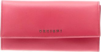 Orciani Fan Wallet - Dames - Portefeuilles - Roze - ONE Size - Leer - Accessoires
