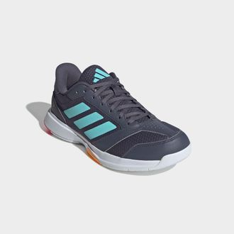 adidas Hallenschuh ADIDAS PERFORMANCE LIGRA 8 INDOOR, Herren, Gr. 42,5, aurora onix, flash aqua, semi lucid rot, Synthetik, Textil, Schuhe Hallenschuh, geeig