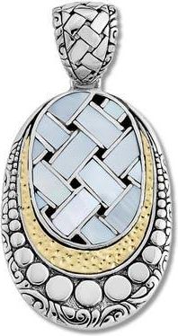 Samuel B. Woven Pendant in White at Nordstrom Rack