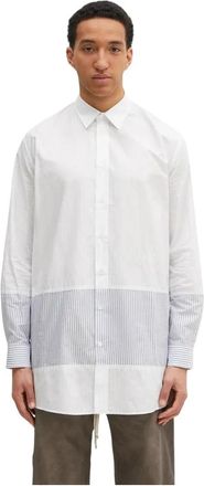 Maison Margiela Casual Shirts - Heren - Casual Overhemden - Wit - L - Overhemden