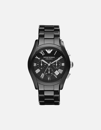 Emporio Armani Mens Emporio Armani AR1400 Ceramica Mens Watch - Black