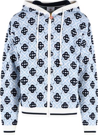 Casablanca Blue Wool Sweatshirt