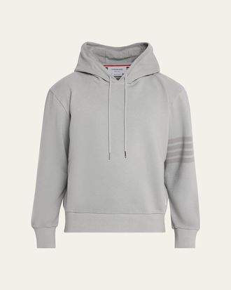 Thom Browne Mens 4-Bar Cotton Hoodie