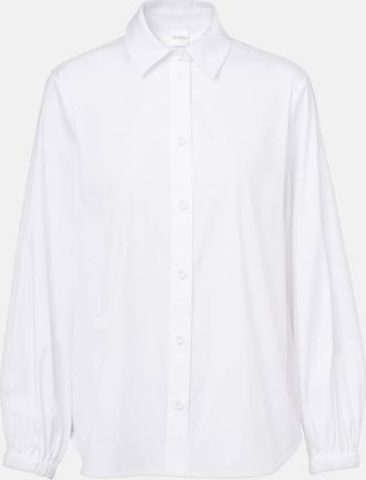 Max Mara Camicia Panda in popeline di misto cotone
