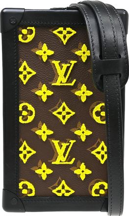 Louis Vuitton Vertical Soft Trunk Monogram Tuffetage Canvas Brown Canvas Handbag (Pre-Owned)
