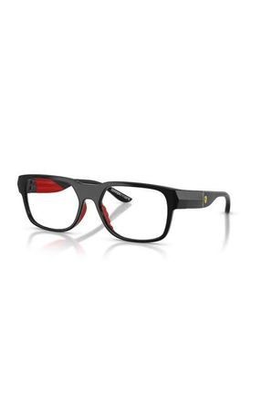 Ferrari 57mm Irregular optical glasses in Black/Red at Nordstrom