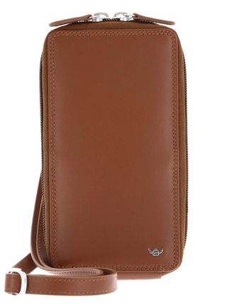 Golden Head Leather phone pouch Polo RFID Protect Handy-RV-Umh&auml;ngetasche 4046 Cognac brown