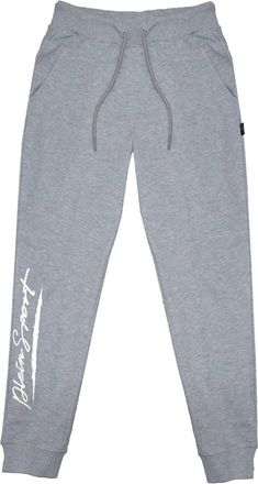 Philipp Plein Mens Plein Sport Large Signature Logo Grey Sweatpants - Size: 32/30/31