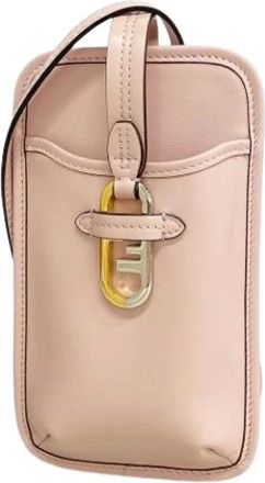 Fendi Pre-owned Cross Body Bags, female, Pink, Size: ONE SIZE Pre-owned Vintage Shoulder Bag