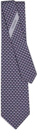 Ferragamo Tournament-print Silk Tie