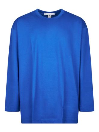 Comme Des Gar&ccedil;ons long-sleeve T-shirt - men - Cotton - L - Blue