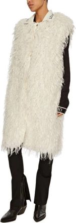 Liu Jo Mouwloze Gilet - Dames - Bodywarmers - Wit - XS - Polyester - Jassen