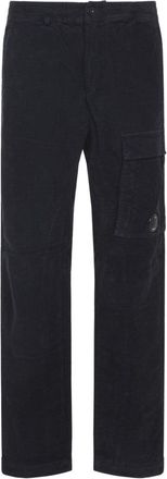 C.P. Company Total Eclipse Blue Cotton Cargo Pants