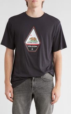 Volcom Californeye Graphic T-Shirt in Washed Black Heather at Nordstrom Rack, Size Medium