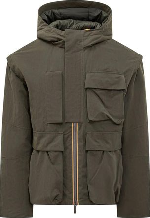 K-Way Giacca con cappuccio - Verde