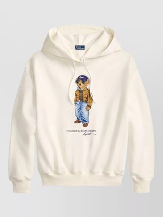 Polo Ralph Lauren hooded knit top graphic kangaroo pocket