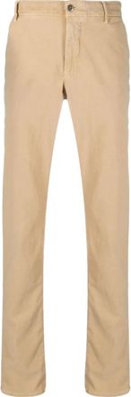 Incotex Pattern 30 Chino - Heren - Chinos - Beige - W32 - Katoen - Broeken