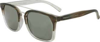 Remo Tulliani Fury Sunglasses In Matte Tort Fade/black Mirror Lens