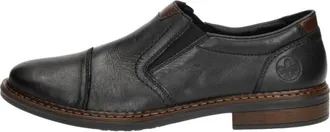 Rieker Sportieve Loafer - Heren - Nette schoenen - Zwart - 43 EU - Schoenen