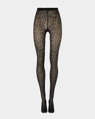 Wolford Pantera Animal-Patterned Tights