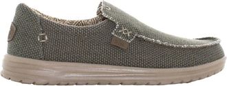 Hey Dude Mikka Gevlochten Loafers - Heren - Loafers - Groen - 42 EU - Schoenen
