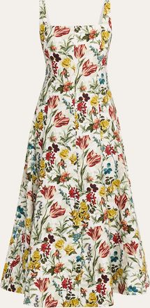 Alice & Olivia Polly Floral Maxi Dress