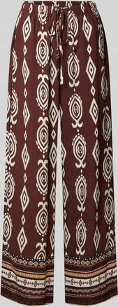 Zabaione Stoffhose mit elastischem Bund in Schoko, Gr&ouml;&szlig;e S/M