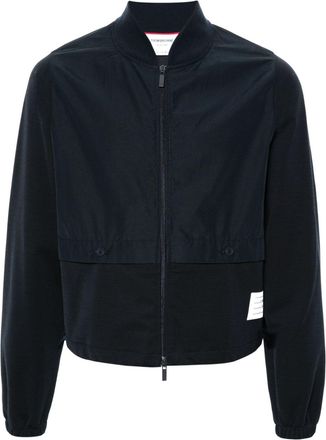 Thom Browne layered ripstop bomber jacket - Blue