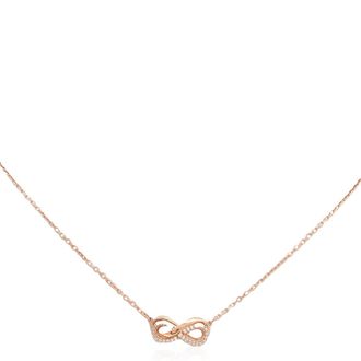 Swarovski Hyperbola Pendant Pave Rose Gold Shiny White