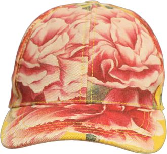 Dolce & Gabbana Men Multicolor Cotton Floral Baseball Capello Hat