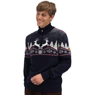 Dale of Norway Dale Christmas Sweater - Mens in Navy/off White/red Rose2 at Nordstrom, Size Small