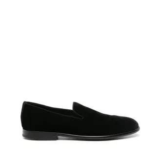 Dolce & Gabbana Leather-sole Velvet Loafers