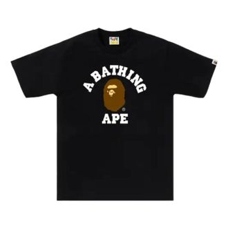 A Bathing Ape College T-Shirt Black 1M30110001-BLACK