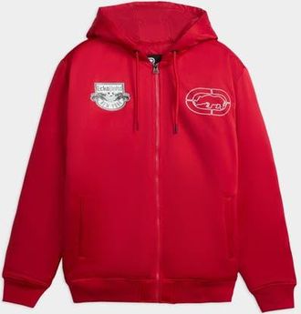 Ecko College Varsity Bomber in True Red at Nordstrom, Size X-Large