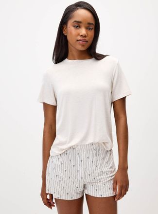 Twik Womens Adorable pattern supple pyjama shorts