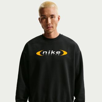 Nike Mens Retro Dri-FIT Crew-Neck Running Sweatshirt in Black | IQ1658-010