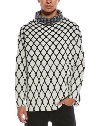 Valentino Printed Wool Sweater