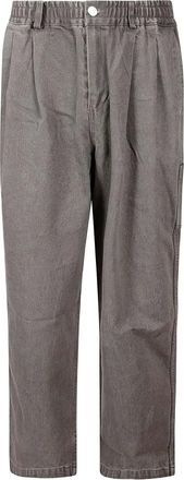 Kappa Pantaloni con pieghe frontali - Grigio