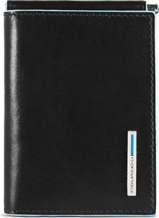 Piquadro logo-print card holder - Black
