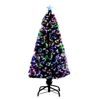 HOMCOM Fibre Optic Tree 5 with Blue Star | TJ Hughes