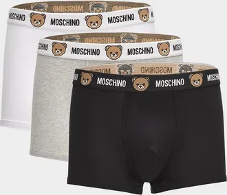 Moschino Men & apos;s 3-Pack New Bear Stretch Jersey Briefs
